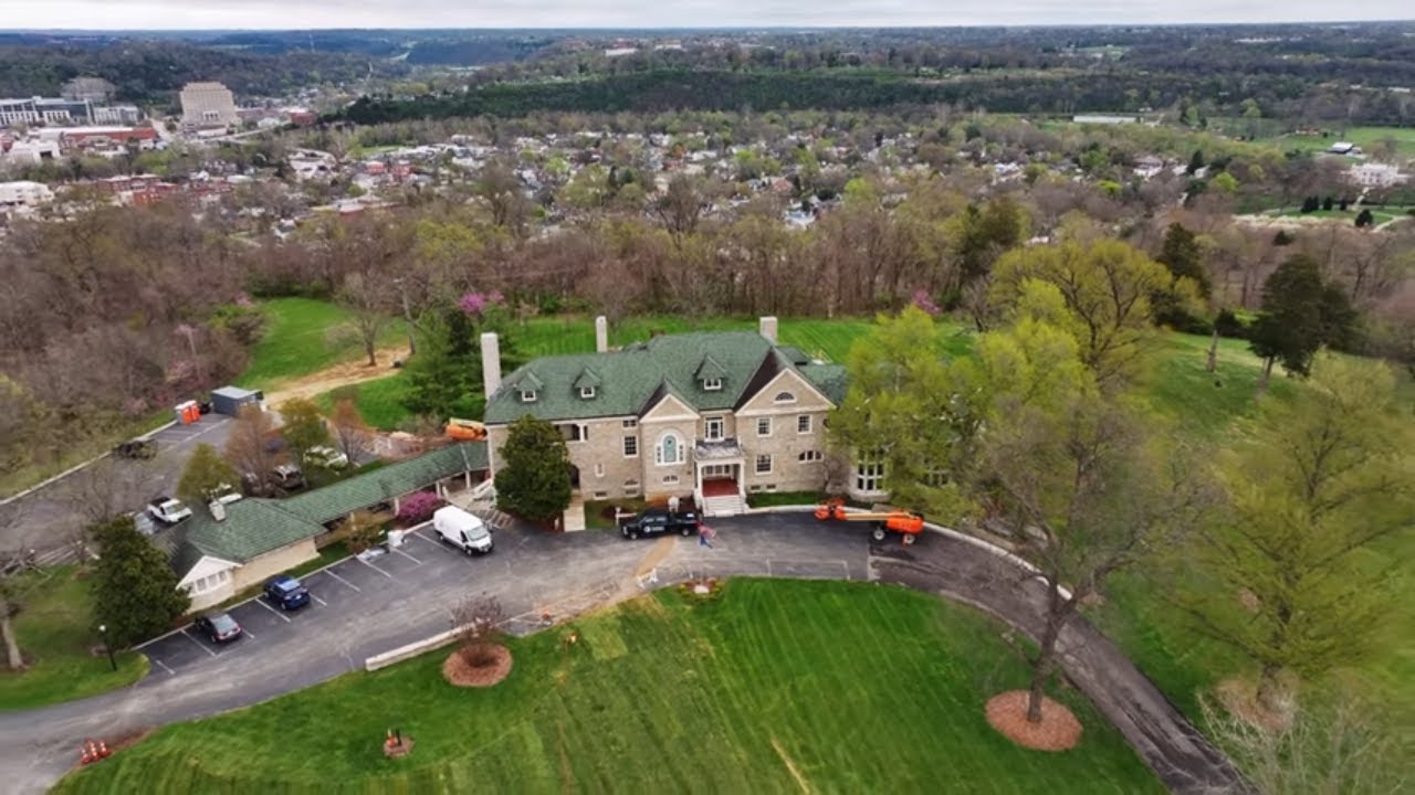 Midwest Maintenance Inc Berryhill Mansion Drone Video Update Frankfort