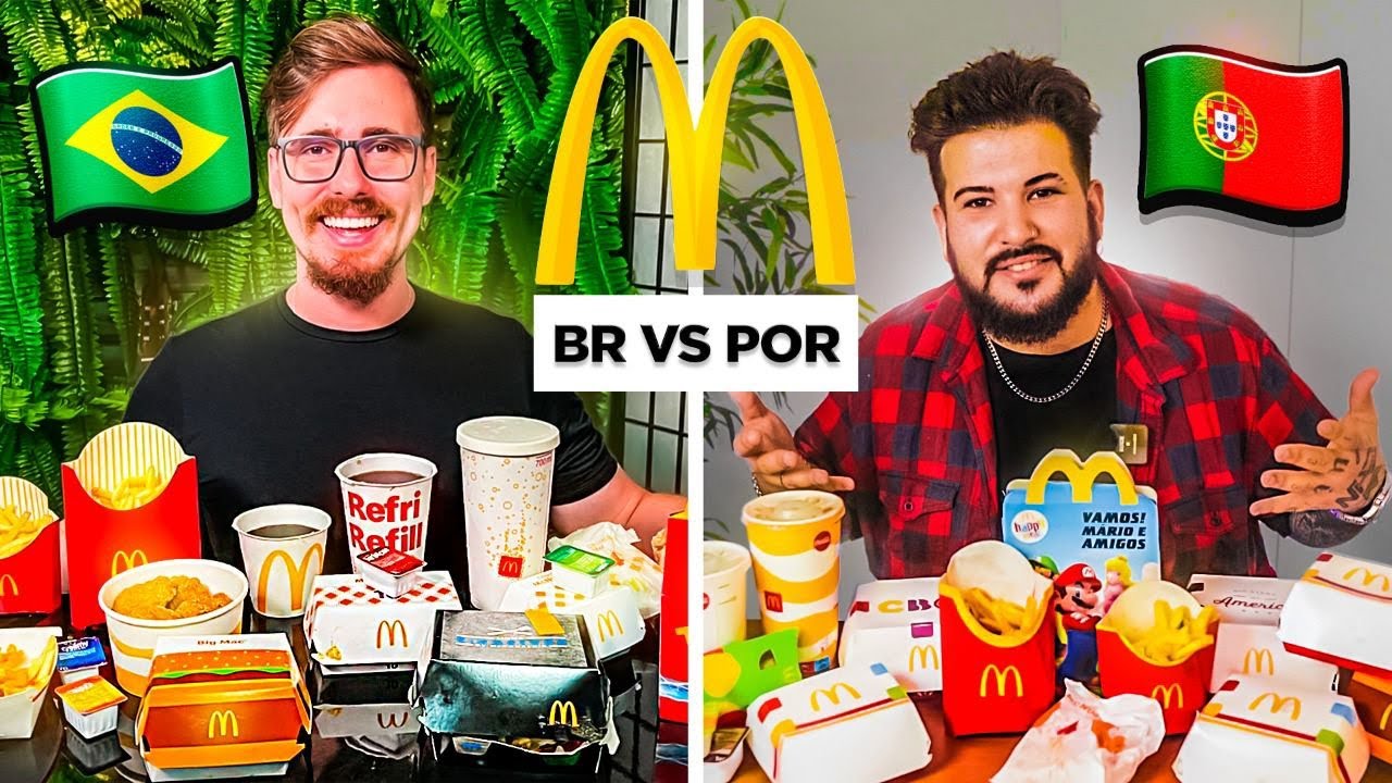 BR x POR McDonalds I Batalha de comidas