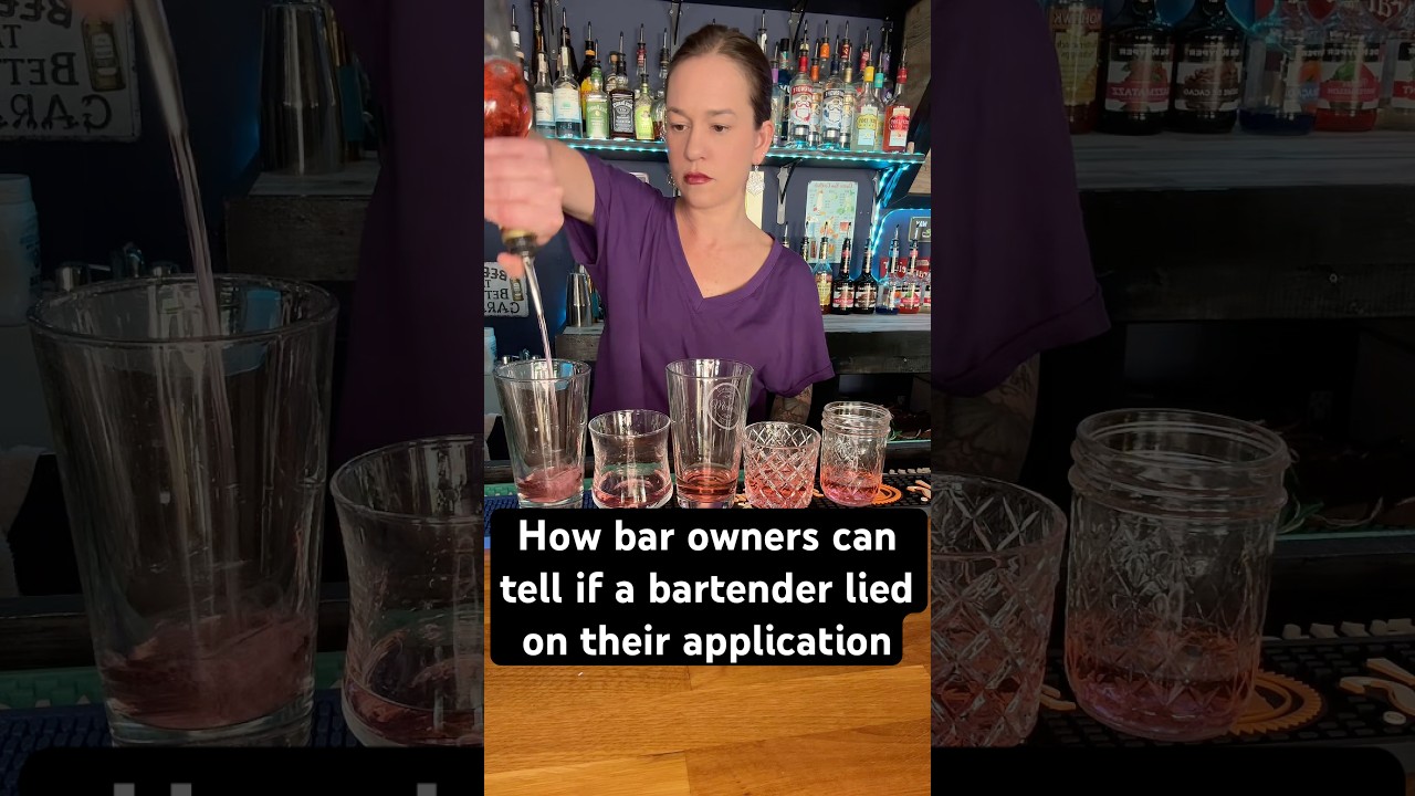 How bar owners can tell a bartender lied about their experience on an application #interview