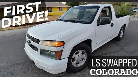 LS swapped Colorado First DRIVE!