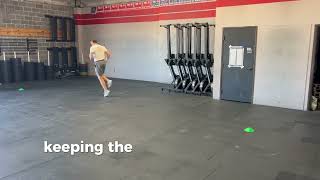 Single Leg Zig Zag Hops