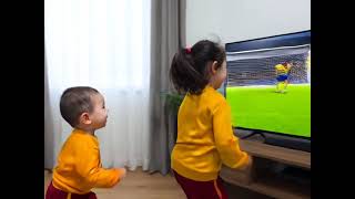 Babayla Zor Yarışırlar ❤️💛 Çe