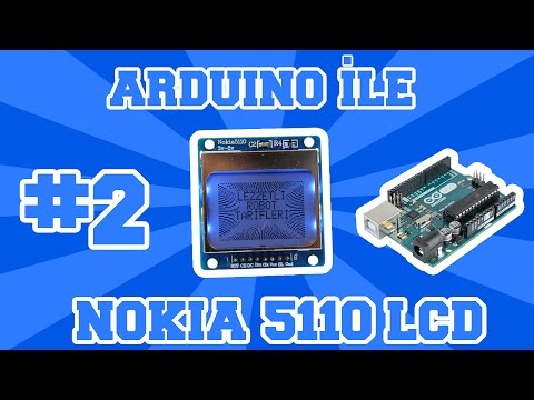 NOKIA 5110 LCD İle Arduino Kullanımı #2 - Yazı/Sayı Yazdırma