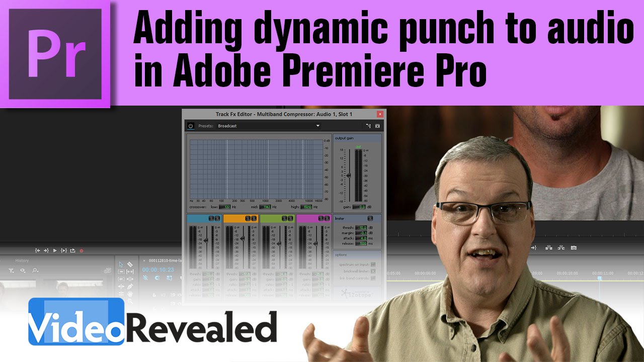 Adding dynamic punch to audio in Adobe Premiere Pro