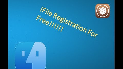 How to get iFile Licence/Registration for FREE!!!!!!!! IOS 9.3.3