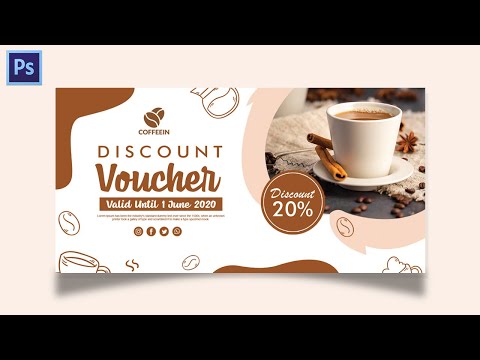 Cara membuat desain voucher di Adobe photoshop