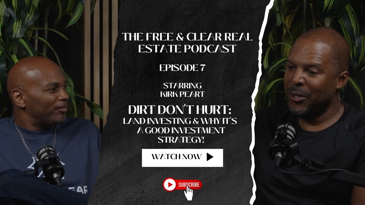Lots of Sunshine on the Free and Clear Real Estate Podcast talking about land as a real estate asset