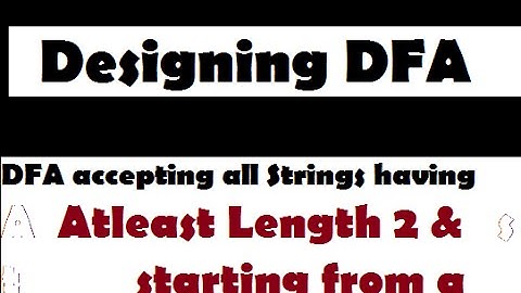 DFA accepting all strings of minimum length 2 and starting from a over the alphabet (a,b)