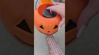 GLOWING PUMPKIN BUCKETS 🎃 #diy #diyprojects #howto #halloween #spooky #home #homedecor