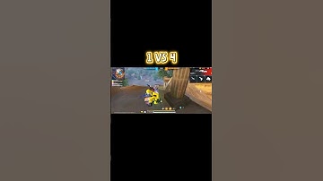 1vs4 in cs rank with awm #freefire #youtube #shorts #video #viral