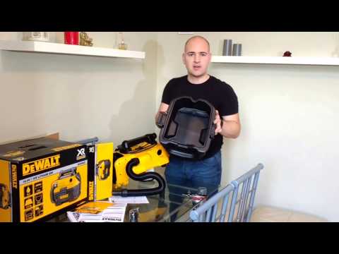 Dewalt DCV582 18v 14.4v 230v Wet & Dry Vacuum Unboxing & First Look