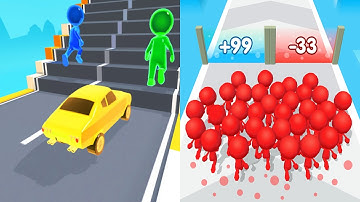 Shape shifting VS Count Masters - All Level Gameplay Walkthrough Android iOS Ep3