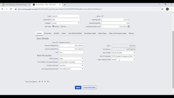Add An Item (Sage Business Cloud Accounting)