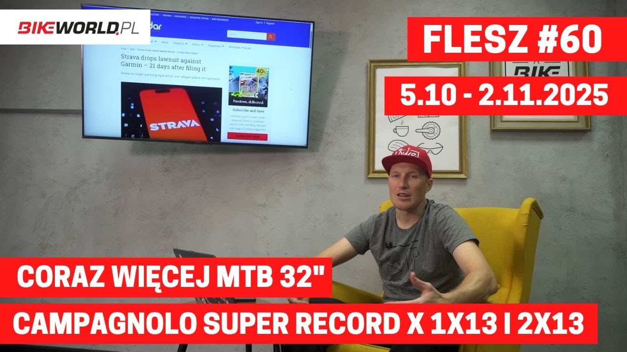 Flesz #60: Campagnolo 1x i 2x13 na gravel, coraz więcej kół 32", sporo nowego sprzętu (6.10-2.11.25)