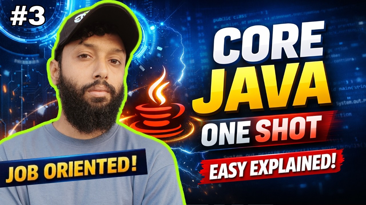 CORE JAVA IN ONE SHOT PART-3 | Java Control Statement in Hindi | Core ...