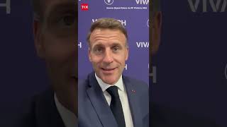 Emmanuel Macron's Hindi Message After Farewell to PM Narendra Modi Goes Viral