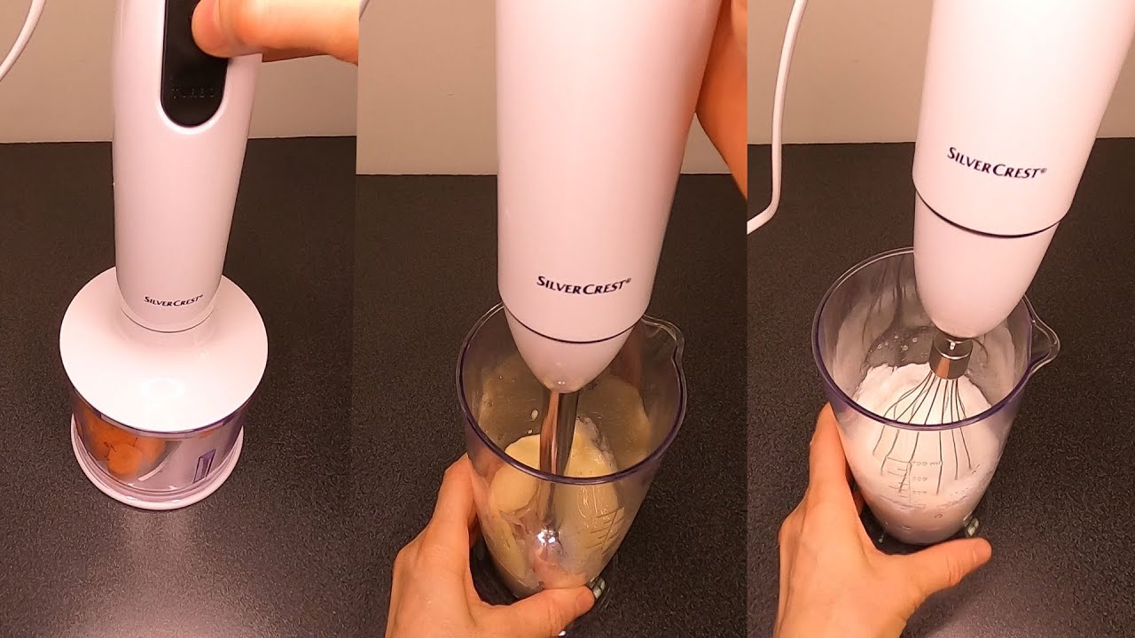 SilverCrest Hand Blender Set 3 in 1 from Lidl | Unboxing & Demonstration -  YouTube