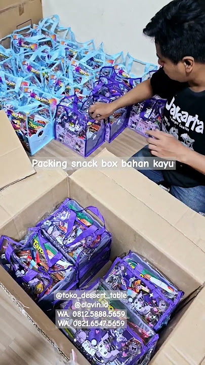 Ide Souvenir Ulang Tahun #souvenirUlangtahun #hampersonemonth  #HampersSebulan #SnackUlangTahun
