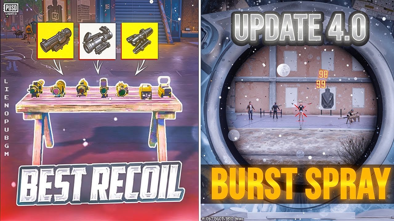 PUBG Mobile 4.0 | Лучшая 3x и 4x чувствительность — нулевая отдача + точность стрельбы взрывами