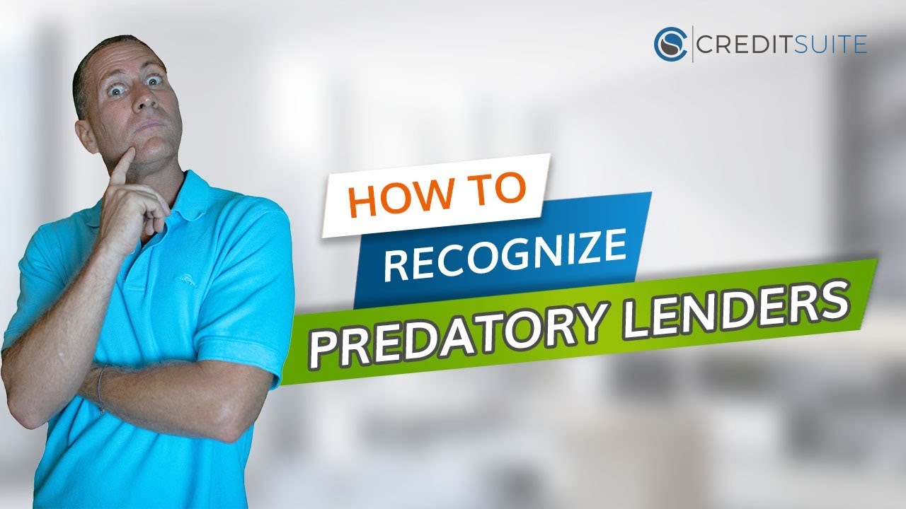 How to Recognize Predatory Lenders YouTube