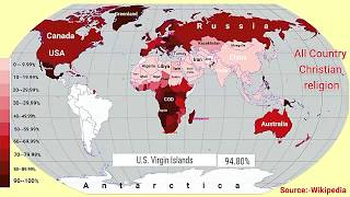 Christian religion by All Country in world animated map | Sensible24