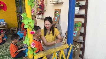 HĐ hưởng ứng ngày họi đọc sách lớp MG 3-4 tuổi A