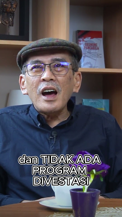 Faisal Basri - 'Tidak ada Program Divestasi seperti Freeport...' #indef #faisalbasri #shorts