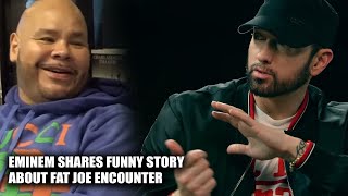 Eminem Recalls Funny Encounter With Fat Joe That Happened Before He Got Famous