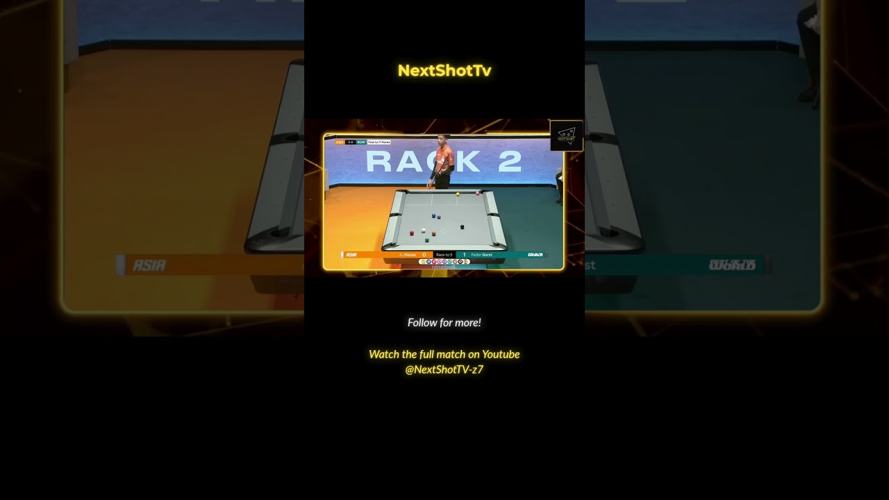 AJ Manas makes a GOLDEN BREAK 🎯 ReyesCup 2025