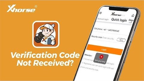 How to fix and receive SMS verification code from Xhorse APP during registration of VVDI Devices
