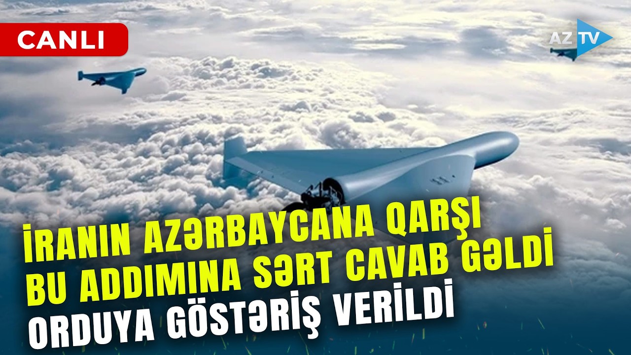 İran PUA-ları Azərbaycana istiqamətləndi: Bakının hücumla bağlı SƏRT REAKSİYASI dünyanın diqqətində