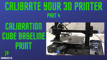 Calibration Cube Baseline Print - Calibrating your 3D printer Part 4 - Ender 3 V2