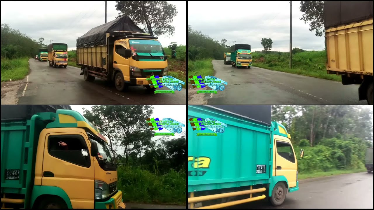 Barisan truk  oleng  terbaru  desa mambang yang  selow YouTube