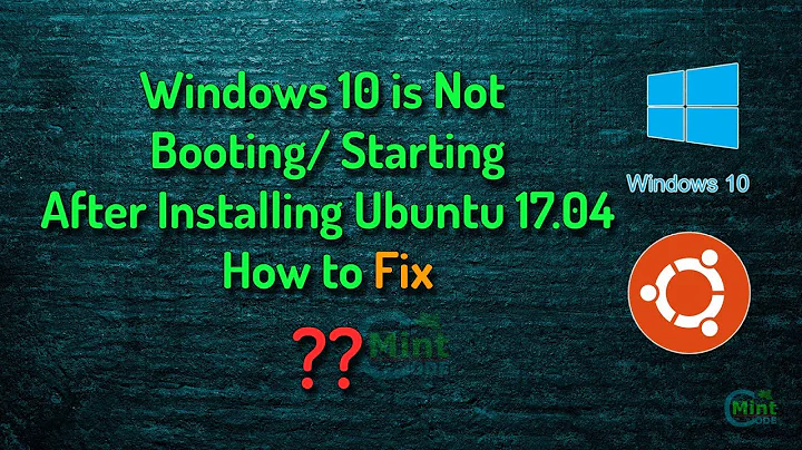 SOLVED: Windows not booting after installing Ubuntu