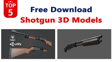 Best Free Blender Shotgun 3D Models in 2024, Free Download Shotgun 3D Model in 2024