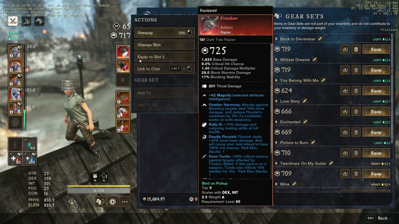 Gear Evade Rapier (Sand Wurm)