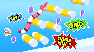 All Levels in Gravity Noodle Game 🐍🔥Android , iOS