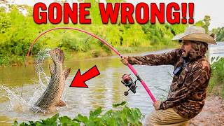 Stranded in the Deadliest River!! (WE CAUGHT A RIVER MONSTER)