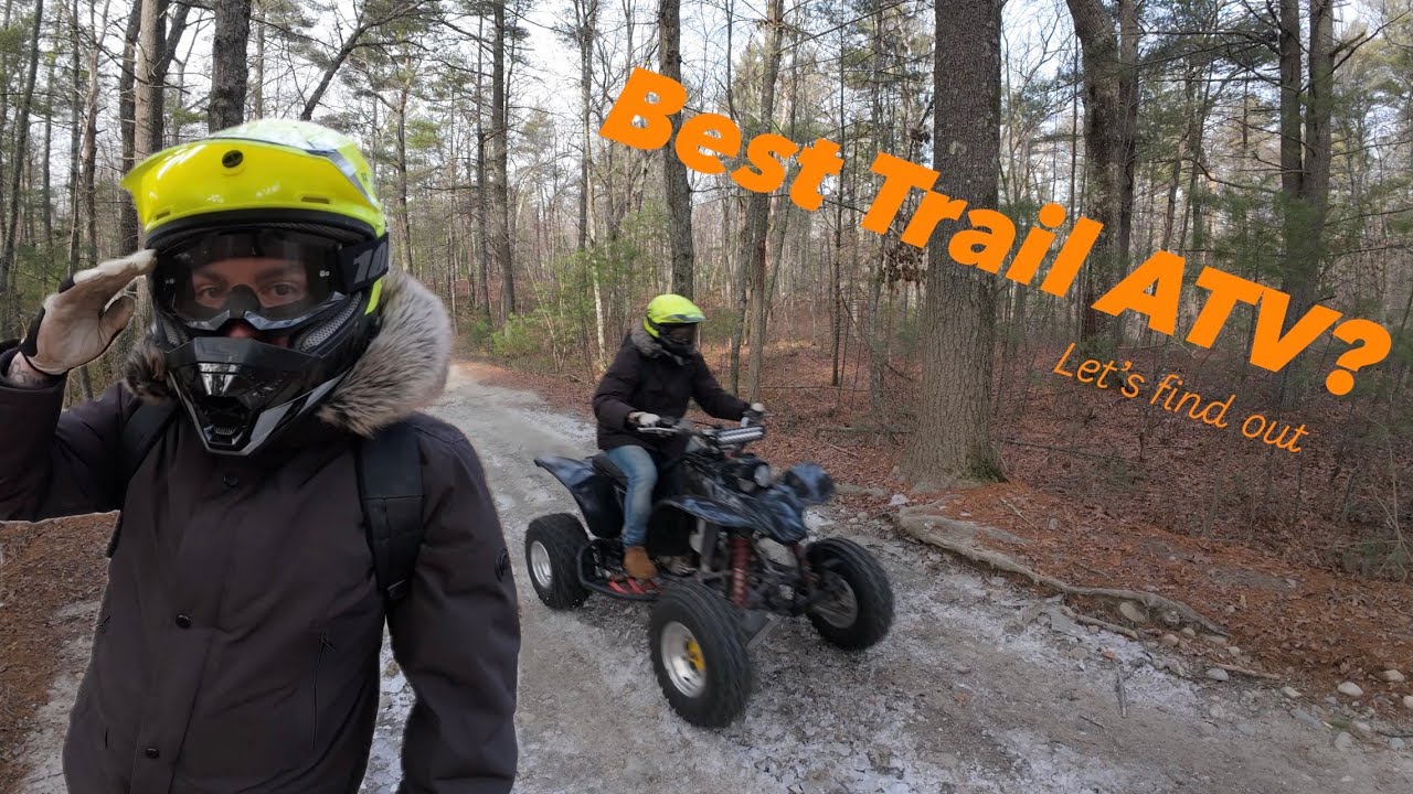 ripping the trails on the | TRX 400EX