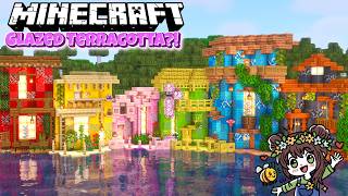 I Built With ONLY Glazed Terracotta And It Looks INSANE?!