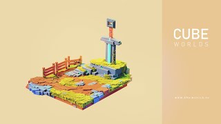 How to make 3D Art with Default Cube in Blender 3.0 | Modeling & Rendering Process