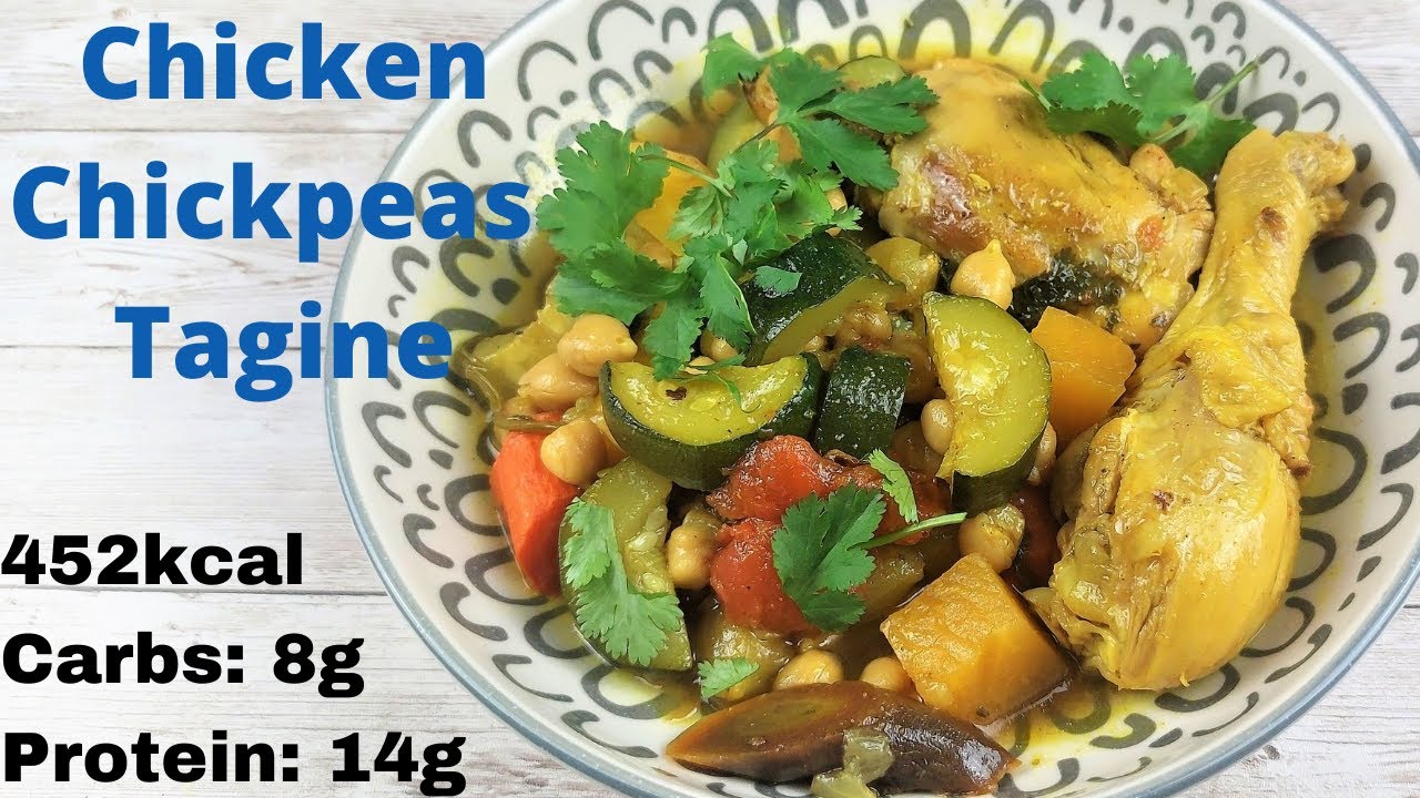 The Best Chicken Chickpeas Tagine Recipe / LowCarb Diet