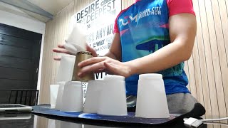Sport Stacking: New 9 Cycle Record + Rapid Fire Good Times!