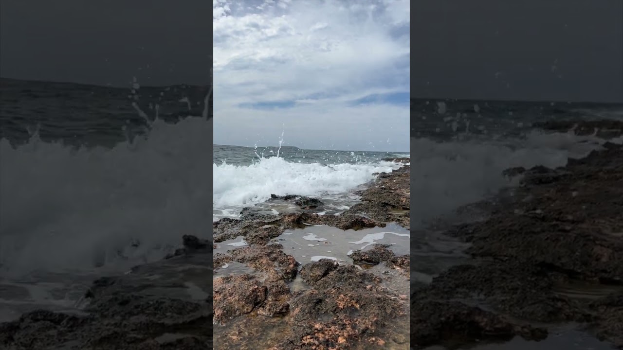 Relaxing ocean sounds from Ibiza.  