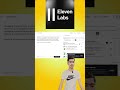 This AI sounds 100% HUMAN! (ElevenLabs Tutorial) #Shorts