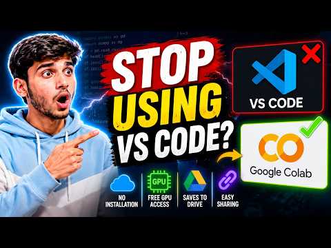 Stop Using VS Code? Why Google Colab Is Better for Python Beginners