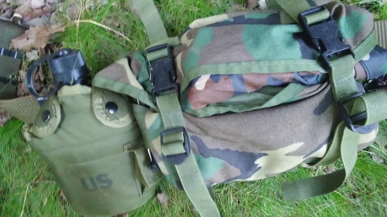 Budget bushcraft/survival gear military surplus belt kit YouTube