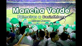 Mancha Verde na arquibancada no derby do Campeonato Paulista 2022