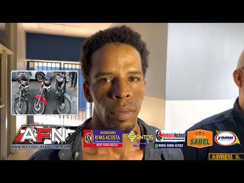 "Por salvar a mi madre yo lo volvería a hacer" alega hombre apresado por robo de motocicletas en SFM