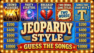 Guess the Song Jeopardy Style | The Hardest Music Quiz Yet